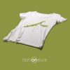 T-shirt Mantis White donna sagomata, con cuciture laterali. Tessuto con effetto Vintage con una piacevole resa al tatto. Realizzata in Jersey Organico 120 g