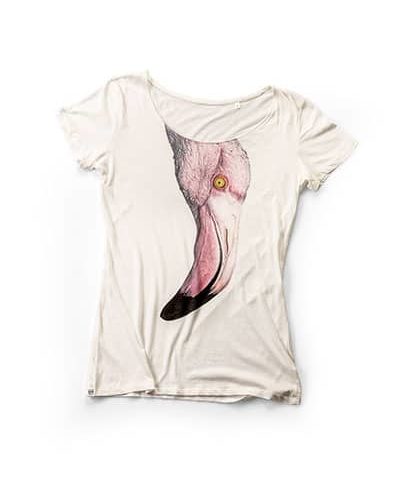Women’s Flamingo White T-Shirt - immagine 4