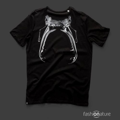 Emanuele Biggi Men’s Stag Beetle Black T-Shirt
