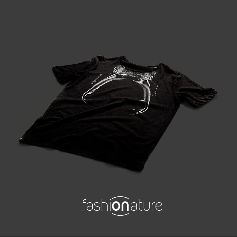 Emanuele Biggi Men’s Stag Beetle Black T-Shirt