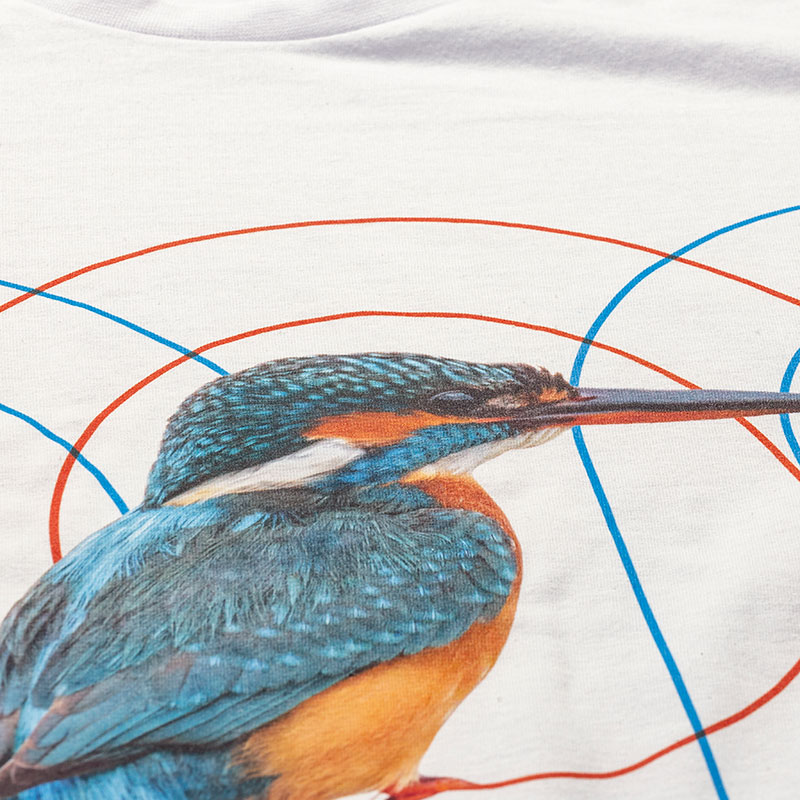 ON T-Shirt Martin pescatore Kingfisher organic cotton - T-shirt Fashionature sono tutte Biologiche al 100% e stampate con inchiostri certificati OEKO-TEX.
