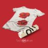 Women’s Papavero White T-Shirt - OEKO-TEX Standard 100 tessuto Ecologico,