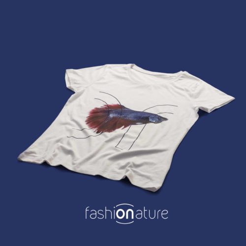 Women’s ON T-Shirt Betta Splendens organic cotton