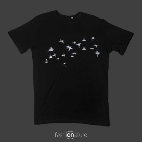 Men’s Gabbiani Black T-Shirt  uomo sagomata, con cuciture laterali. Bordino collo in tessuto arrotolato. Tessuto morbidissimo