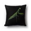 Cuscino Mantis nero fashionature AZO free
