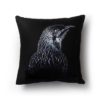 Cuscino Red Wattlebird-nero fashionature AZO free