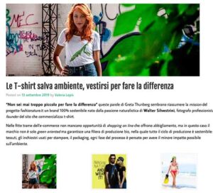 Le T-shirt salva ambiente, vestirsi per fare la differenza
