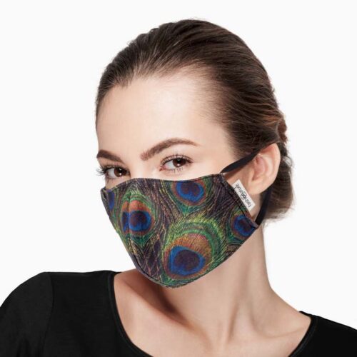 Mascherina Filtrante Mask Pavoni con 3 strati di TNT da 35 gr. 