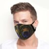 Mask Macaone Mascherina Filtrante Mask Pavone con 3 strati di TNT da 35 gr.