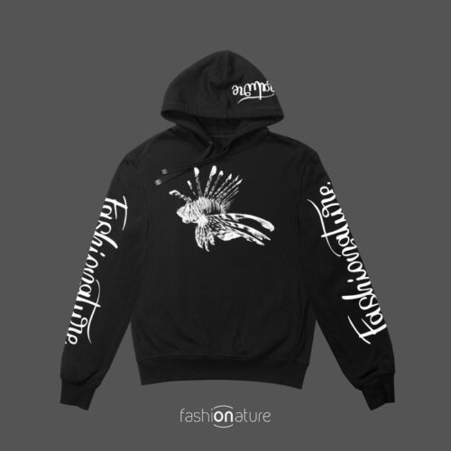 Felpa Recycled Unisex Pesce Leone FULL