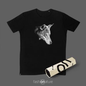 Fashionature Wolf Black T-Shirt oeko-tex BSCI